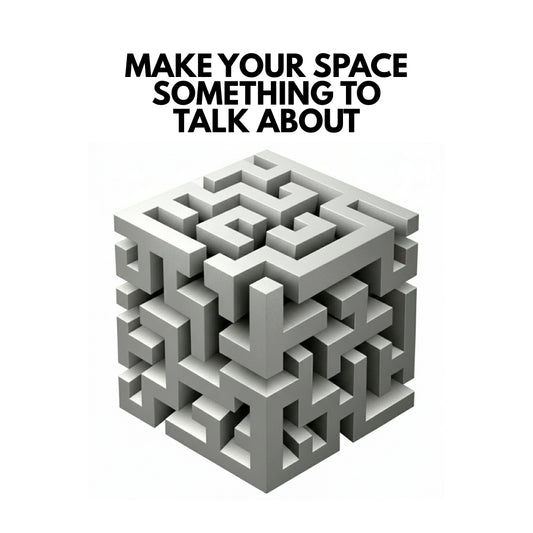 3D CUBE ILLUSION STICKER - VIRAL MAZE CUBE