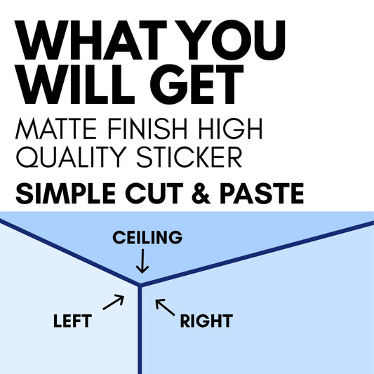 3D CUBE ILLUSION STICKER - MINI CUBES